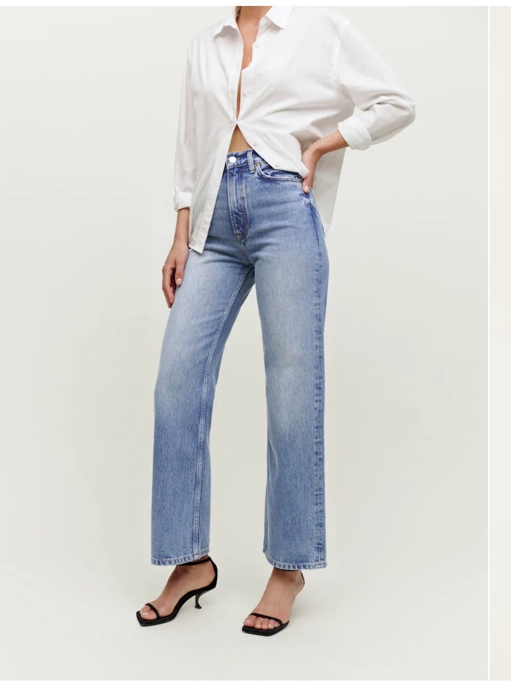 Reformation Wilder Cropped Jeans- Dillon